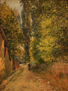 ルーベシエンヌ周辺 作： Alfred Sisley
